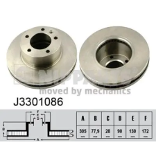 NIPPARTS féktárcsa J3301086 autóalkatrész