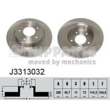 NIPPARTS féktárcsa J3313032 autóalkatrész