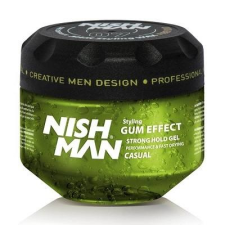 Nish Man Hair Styling Gel Gum Effect Casual (G1) 300ml (Pro Size) hajformázó