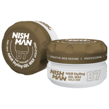 Nish Man Hair Styling Gel Wax Gold One (B7) 150ml hajformázó