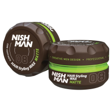 Nish Man Matte 08 matt hatású wax, erős tartással, 150ml hajformázó