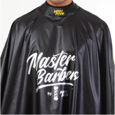 Nish Man Premium Master Barbers beterítő, fekete hajvágó kendő