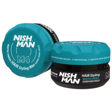 Nish Man (TRK) Nish Man hajformázó (M4) Matte Super Hold Wax 100ml hajformázó