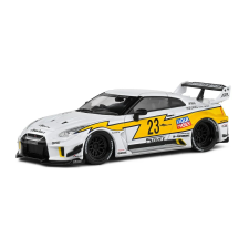  Nissan GTR35 LBWK Silhouette fehér 2019 modellautó 1:43 makett