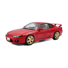  Nissan Silvia S15 Spec-R Aero Flame piros 1999 modellautó 1:18 makett