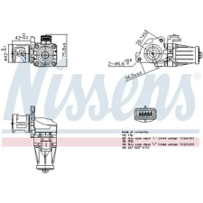 Nissens AGR-szelep 98376 autóalkatrész