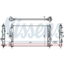 Nissens Hűtő, motorhűtés NISSENS 630764 vízhűtő