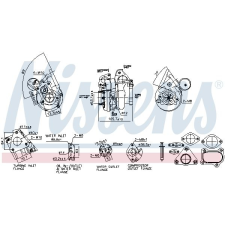 Nissens töltő, feltöltés NISSENS 93754 autóalkatrész
