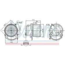 Nissens Utastér-ventilátor 87635 autóalkatrész