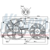 Nissens ventilátor, motorhűtés 85826