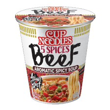  Nissin Cup Noodles - 5 Spices Beef alapvető élelmiszer