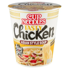  Nissin Cup Noodles instant leves csirke ízesítéssel, ázsiai módra 63 g alapvető élelmiszer