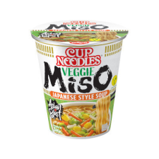 Nissin Foods Kft. Nissin Cup Noodles 67g Veggie Miso alapvető élelmiszer