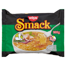  Nissin Smack instant tészta leves fűszeres kacsa ízesítéssel 100g alapvető élelmiszer