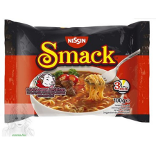  Nissin Smack Instant Tésztaleves Csípős Marha Ízesítéssel 100 G tészta