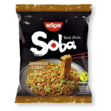 Nissin Soba Japanese Curry ízesítésű sült tészta búzalisztből 109 g alapvető élelmiszer