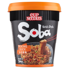  Nissin Soba Poharas
instant tésztaétel
pekingi kacsa
ízesítéssel 87g alapvető élelmiszer