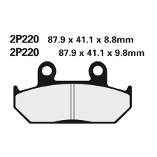Nissin utcai fél-fémes fékbetétek - 2P-220NS egyéb motorkerékpár alkatrész