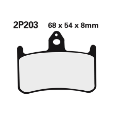 Nissin Utcai Félfémes Fékbetétek - 2P-203NS egyéb motorkerékpár alkatrész