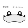  NISSIN utcai fémbetétes fékbetétek - 2P-310NS
