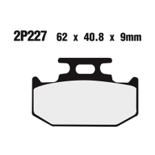 Nissin Utcai/Terepjáró Szinterelt Fékbetétek - 2P-227ST egyéb motorkerékpár alkatrész