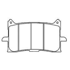 Nissin Utcai/Terepjáró Szinterelt Fékbetétek - 2P-371ST egyéb motorkerékpár alkatrész