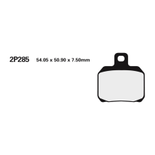 Nissin utcai/terepjáró szinterelt fémbetétek - 2P-285ST egyéb motorkerékpár alkatrész