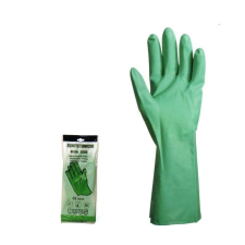  NITRIL, ZÖLD VEGYSZERÁLLÓ KESZTYŰ, 32CM/0,4MM, ÉRDESÍTETT (8) védőkesztyű