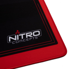 Nitro Concepts Egérpad Nitro Concepts Deskmat DM12 Fekete/Piros Szövet asztali számítógép kellék