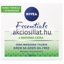 Nivea Essentials 24H Moisture Boost Nappali Krém Zsiros Bőrre 50ml arckrém