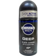 Nivea Men Deep Black Carbon Dry &amp; Clean Feel deo Roll-On 50ml dezodor