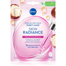 Nivea Skin Radiance fehérítő gézmaszk 1 db arcpakolás, arcmaszk