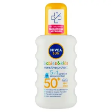 Nivea Sun Kid&amp;#39;s Sensitive Spray SPF 50+ naptej, napolaj