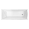 NIWELL Luxury BESCO OPTIMA fehér színű akril egyenes kád 160x70