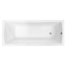 NIWELL Luxury BESCO OPTIMA fehér színű akril egyenes kád 170x70 kád, zuhanykabin