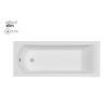NIWELL Luxury BESCO SHEA SLIM egyenes fehér kád 140x70