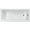 NIWELL Luxury NIWELL Wave fehér színű akril egyenes kád 120x70