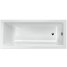 NIWELL Luxury NIWELL Wave fehér színű akril egyenes kád 150x70 kád, zuhanykabin