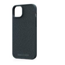 Njord iPhone 15 Plus Fabric MagSafe Case Dark Grey tok és táska