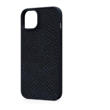 Njord iPhone 15 Plus Salmon Leather Magsafe Case Black tok és táska