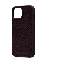 Njord iPhone 15 Salmon Leather Magsafe Case Rust tok és táska