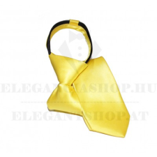  NM Állítható szatén gyerek/női nyakkendő - Sárga nyakkendő