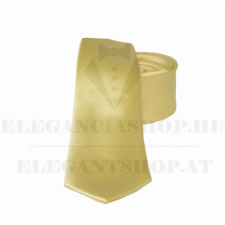  NM slim szatén nyakkendő - Halványsárga nyakkendő