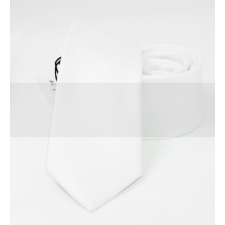  NM slim szövött nyakkendő - Fehér szövött nyakkendő