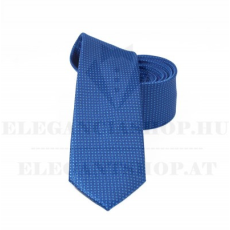  NM slim szövött nyakkendő - Kék aprópöttyös
