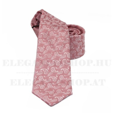  NM slim szövött nyakkendő - Lazac mintás nyakkendő