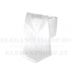  NM szatén nyakkendő - Fehér