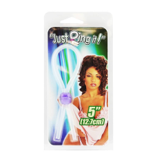 NMC 5 inch Silicon Cock Ring With Bead Lavender péniszgyűrű