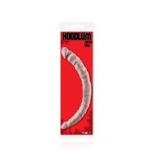 NMC Hoodlum 18" U-Shaped Dong - kétvégű, élethű dildó - 46 cm (testszínű) műpénisz, dildó