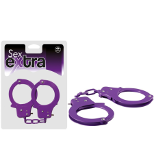 NMC Sex Extra Metal Cuffs - fém bilincs (lila) bilincs, kötöző